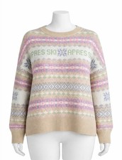 Tu Size 18 Pastel Fair Isle