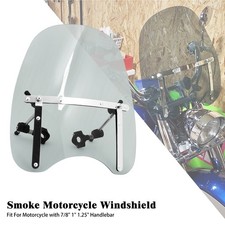 Large Smoke Windshield Fit For