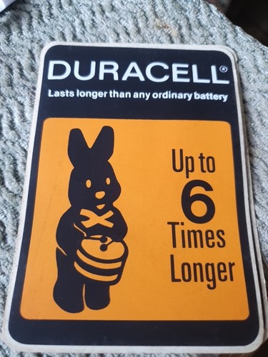 Vintage duracell bunny battery - duracell,