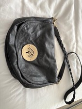 Mulberry Daria satchel black leather bag