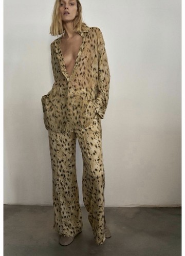 Zara animal print - zara, leg