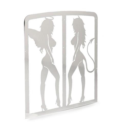 Chrome radiator grille - chrome,