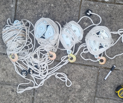 4000lb rope hoist pulley - hoist,
