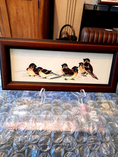 MOORCROFT TREE SPARROW PLAQUE