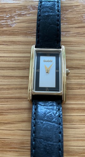 Vintage gucci tank quartz gold - gucci,