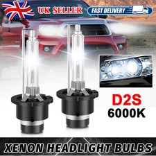2X 35W 6000K WHITE D2S HID