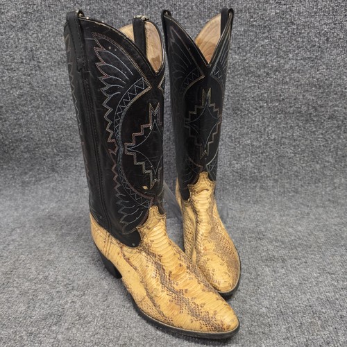 Vintage 70s 80s acme snakeskin - vintage,