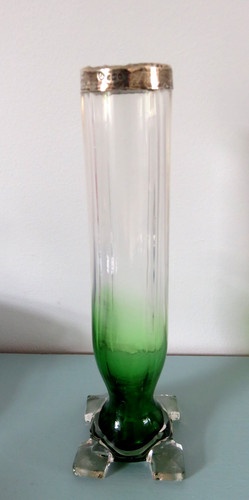 Art nouveau green - , tinged