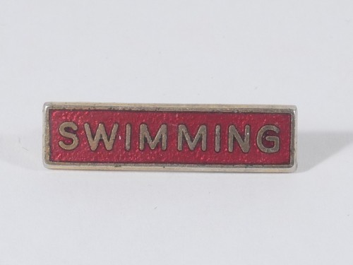 Vintage swimming enamel bar - vintage,