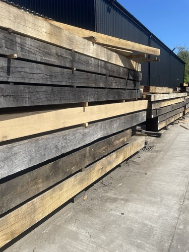 Oak beams air - dried, 9