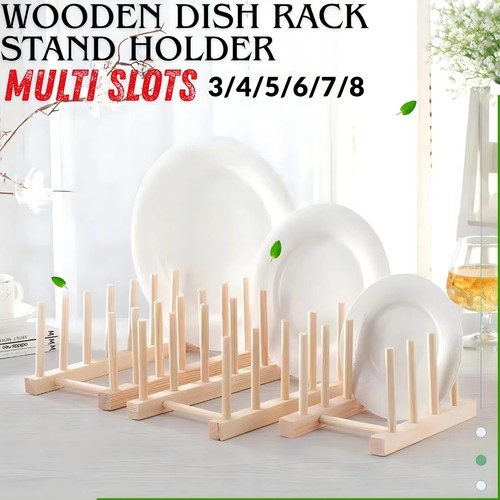 Wooden dish rack stand holder - rack,