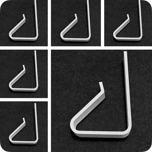 White petg tablecloth clips - tablecloth,