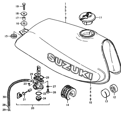 Suzuki genuine rear - genuine,