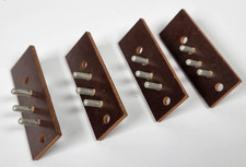 4 x Vintage 3 Pin Male