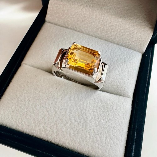 Citrine ring s925 sterling - s925,
