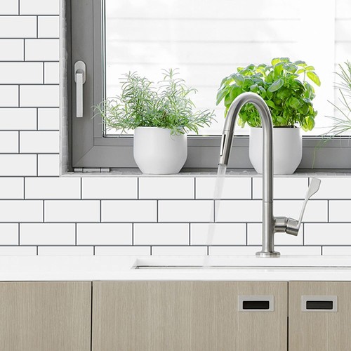Subway self adhesive kitchen - adhesive,