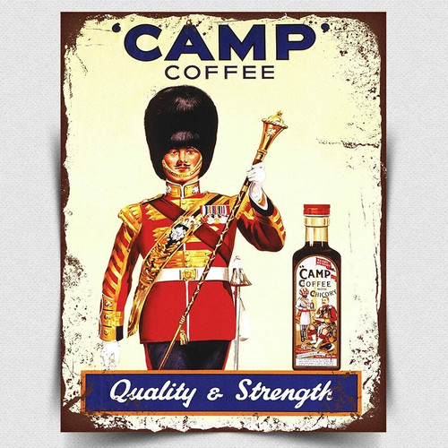 Camp coffee metal - camp,