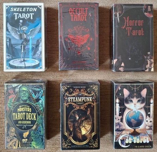 Tarot cards various titles - -,