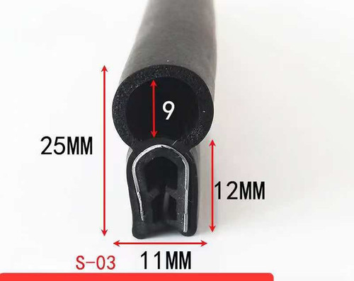 Car boot seal rubber edge - car,