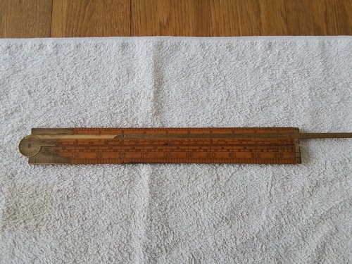 Rare boxwood folding rule - 24",