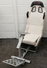 Playseat Evolution A1 GP Gaming Chair White Leather **FREE POSTAGE**