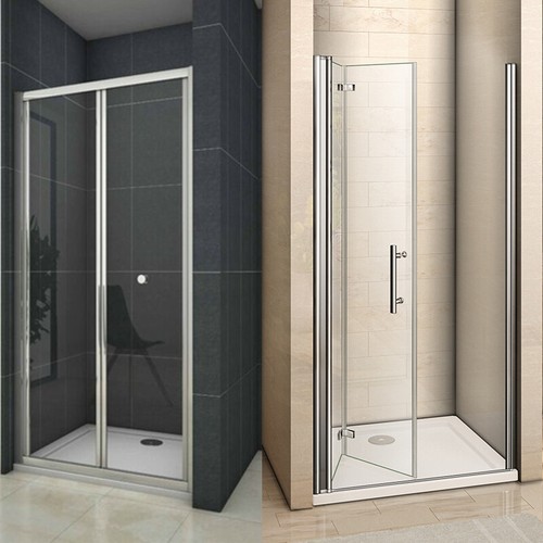 Bifold walk frame shower - walk, in