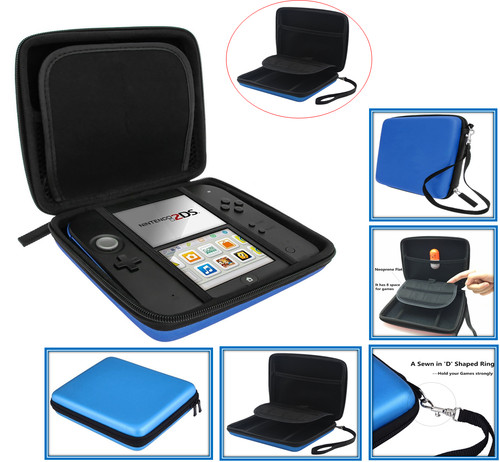 Blue carry storage hard - blue,