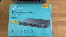 TP-Link LS1210GP 10-Port Gigabit Desktop Switch with 8-Port PoE+