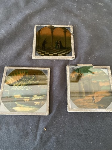 Magic lantern victorian glass - magic,