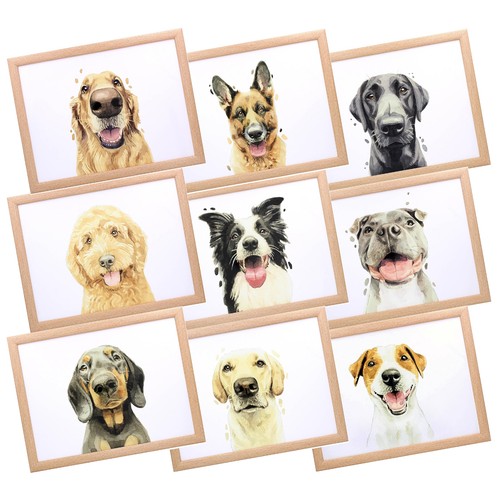 Dog breeds lap trays - dog,