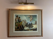 Beautiful Sir William Russell Flint Print  'Zaronga" - hand signed by artist