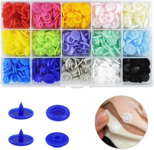 150 sets plastic - sets, snaps