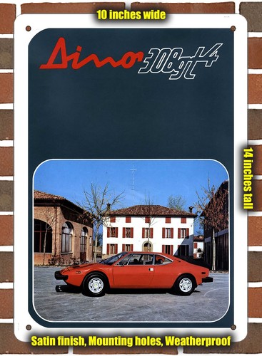 Metal sign 1973 ferrari - 1973, dino