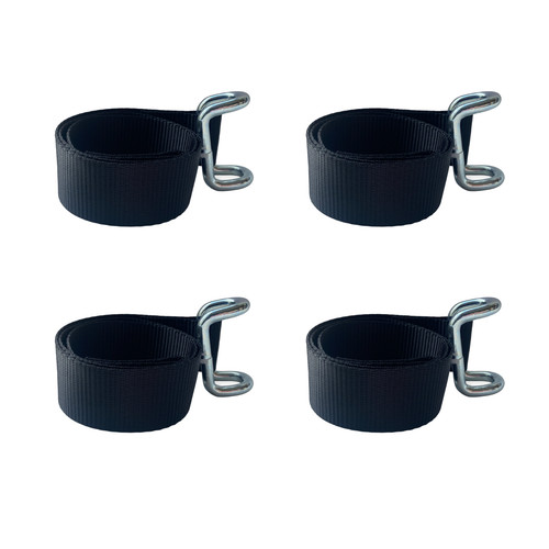 Black bottom strap 45mm - black,