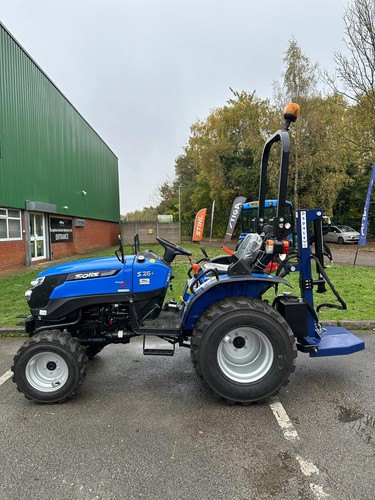 Solis compact tractor with - solis,