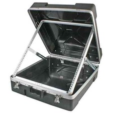 Pulse ABS-12U 19" 12U ABS Rack Flight Case for 12U Mixers Foldable Lockable