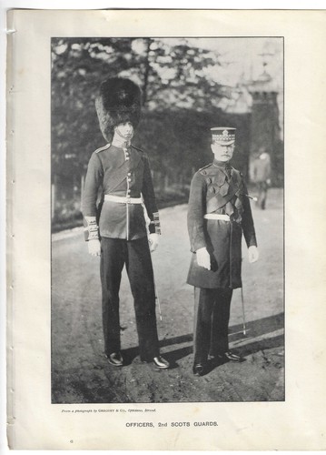 Officers 2nd scots guards - scots,