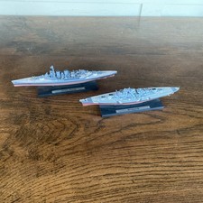 Die Cast Warship - HMS HOOD/BISMARK- Scale 1/1250 Deagostini #B81