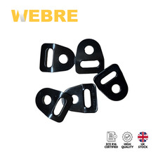 5x 15 Degree Holed Anchor Plate Fixing Point For Seat Belt Webbing