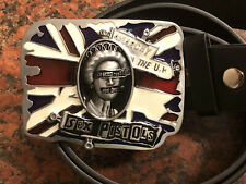 Sex Pistols logo BUCKLE + FREE Belt PUNK rock band Anarchy in the UK god queen
