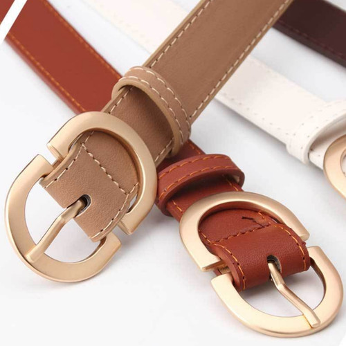 Women alloy pin buckle belts - women,