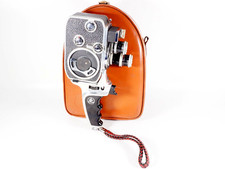 ✅ Paillard Bolex Vintage D8L 8mm Film Movie Camera With Dual Lenses Grip & Case