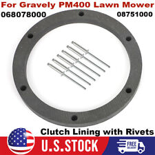 For Gravely PM400 Lawn Mower Garden Tractor Clutch Lining with Rivets 08751000