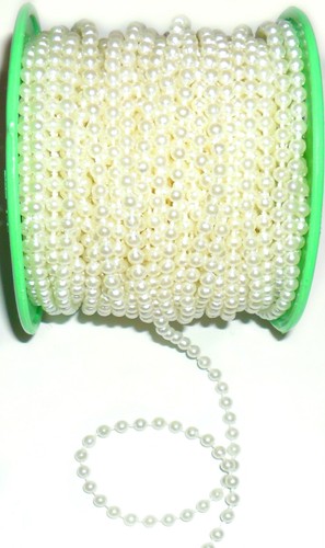Strung string pearl beaded - strung/string,