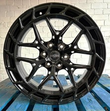 20" NISSAN NAVARA WIDE ARCH MODELS WOLFRACE TITAN X BLACK 9J ALLOYS / SET OF 4