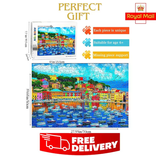 1000 piece liguria - 1000-piece, italy