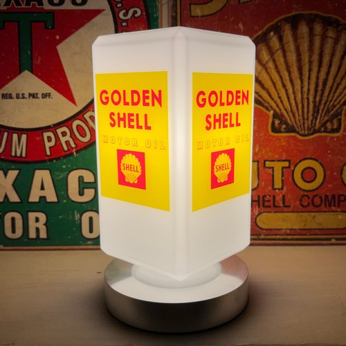 Shell golden motor - golden, square