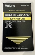 Roland SN-R8-06 Ethnic Percussion Data ROM for R-8 Human Rhythm Composer