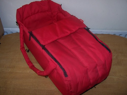 Phil and teds carrycot - teds, carrycot-red