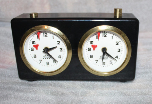 Vintage chess clock v - chess,